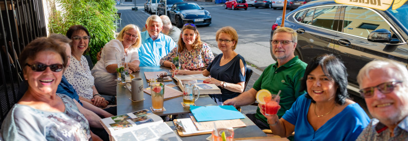 Edita (Edith) Otto, Clisia, Renate Berkhout, Theo Berkhout, Vera Berkhout, Regina, Armin, Vera, Gerhard